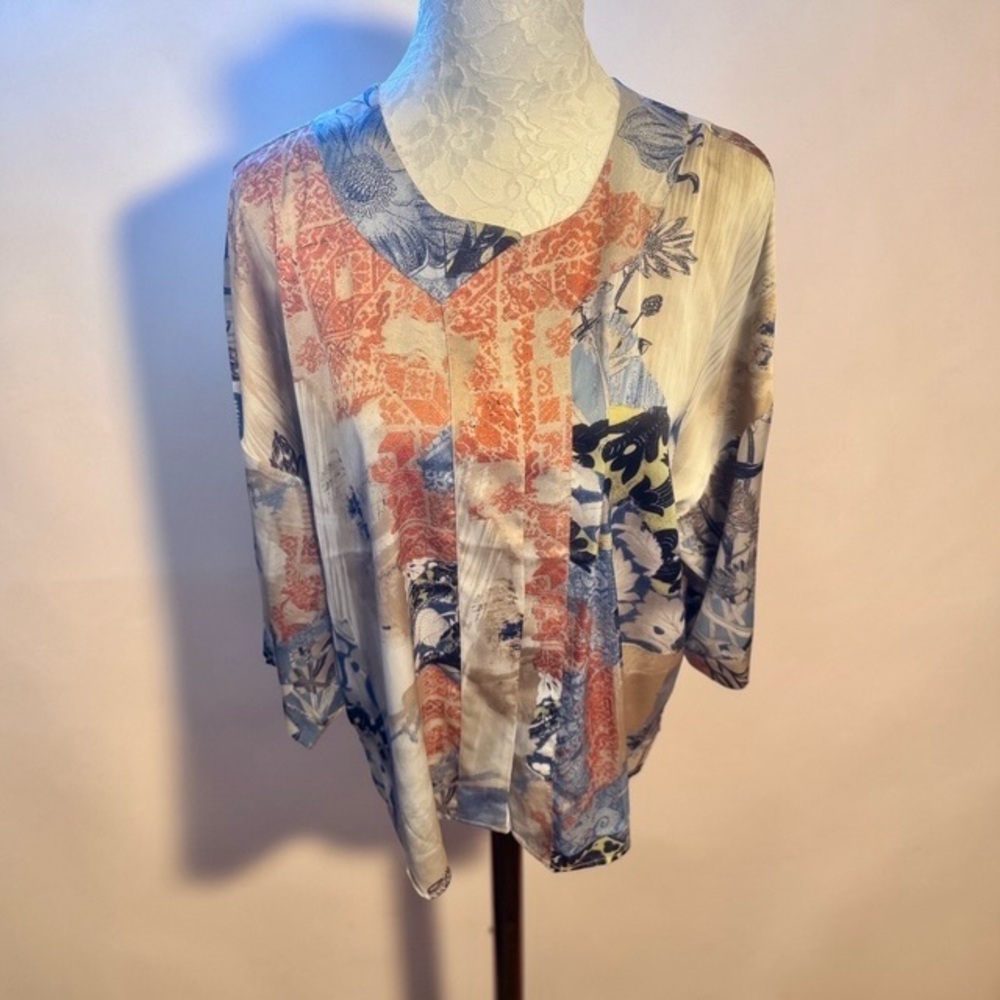 New Chicos Women’s Size 2x Jacket Blouse - Picture 2 of 9